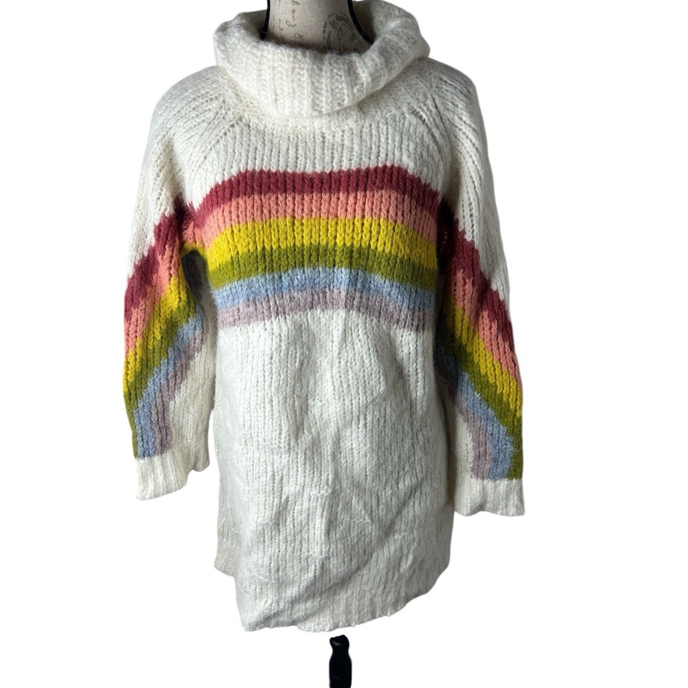 Free‎ People Rainbow Rays Mini Dress Size Small